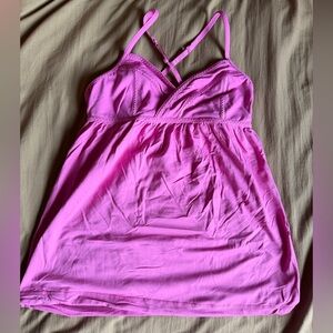 Lululemon Athletica Pink Adjustable Strap Top
